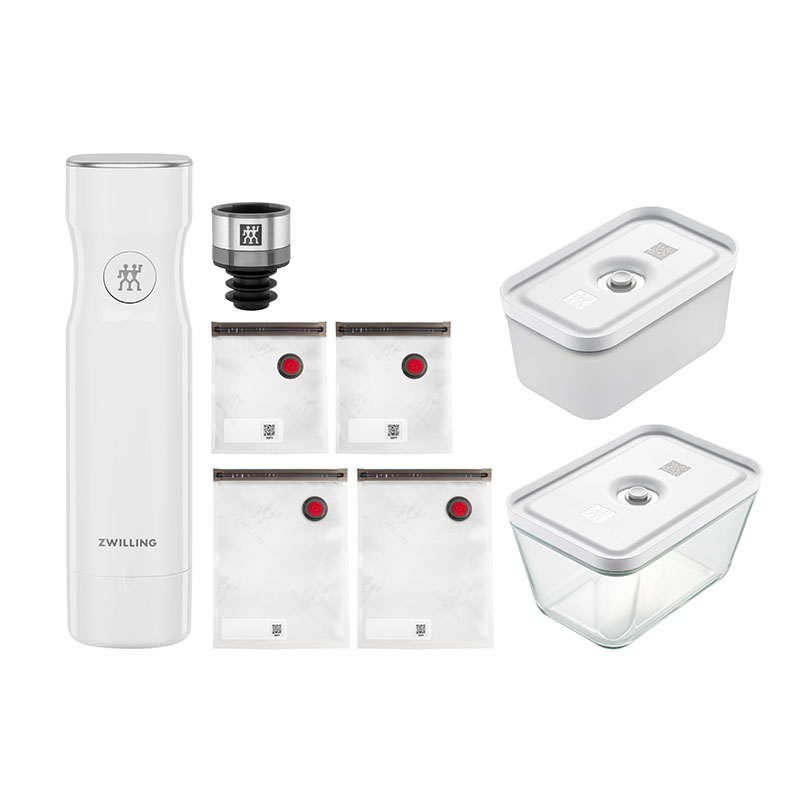 双立人智慧真空保鲜8件体验装1010715 白色